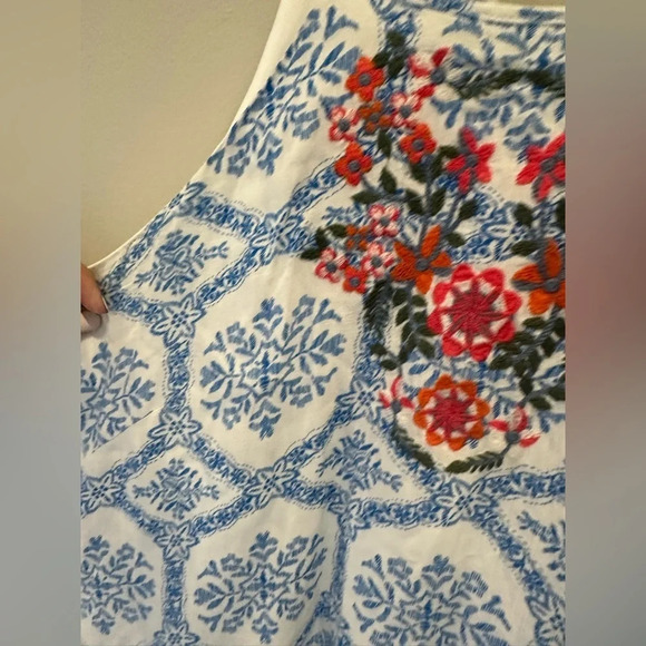 THML Melina Embroidered Dress,‎ size Large Petite M0263 - Picture 6 of 11